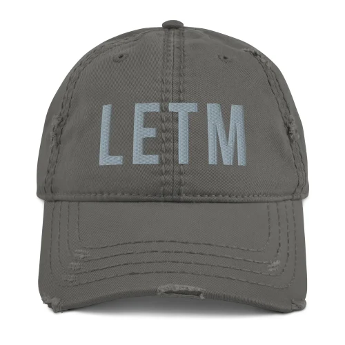 LETM Dad-Hat Grau mit Stick LOUD ENOUGH