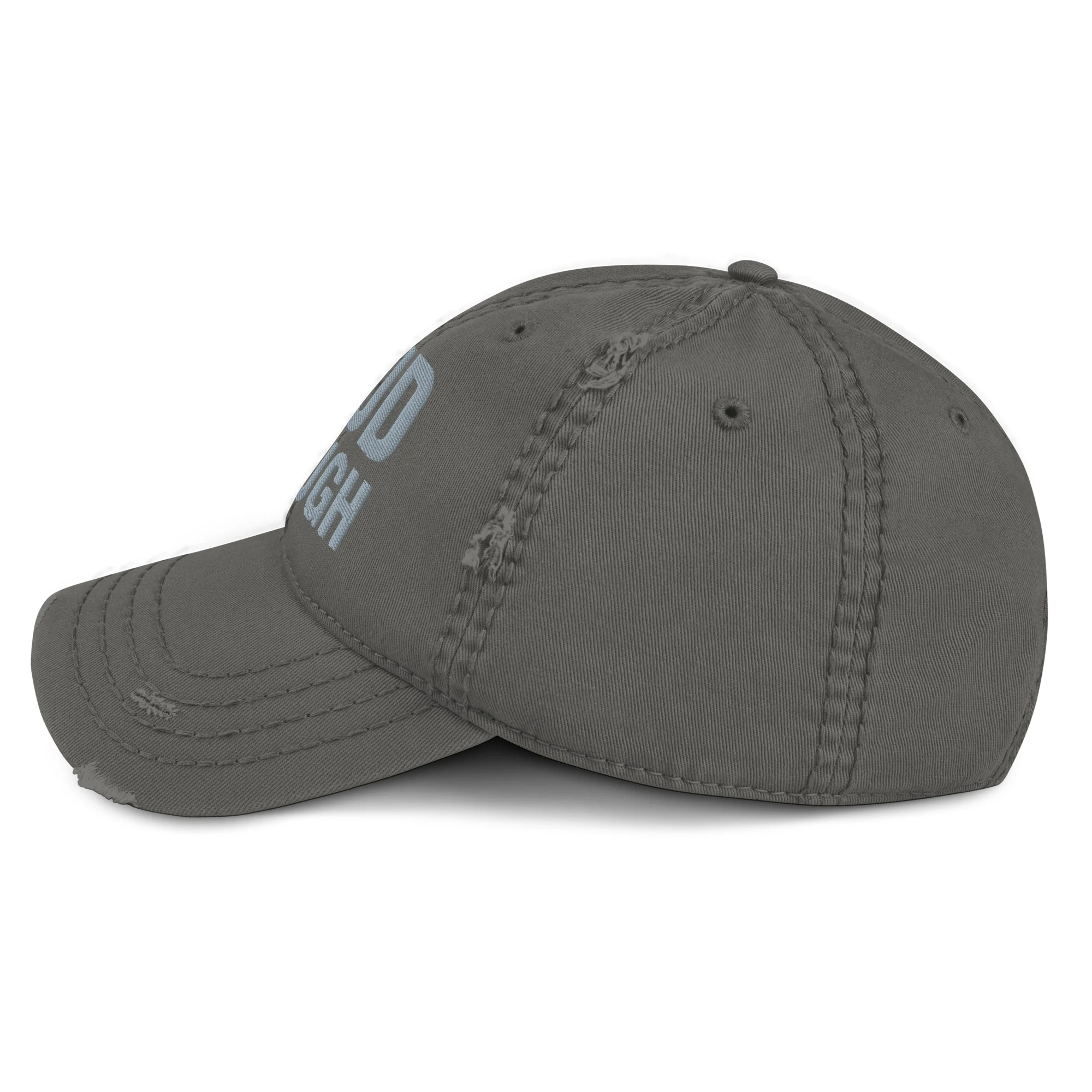 LETM Dad-Hat Grau mit Stick LOUD ENOUGH