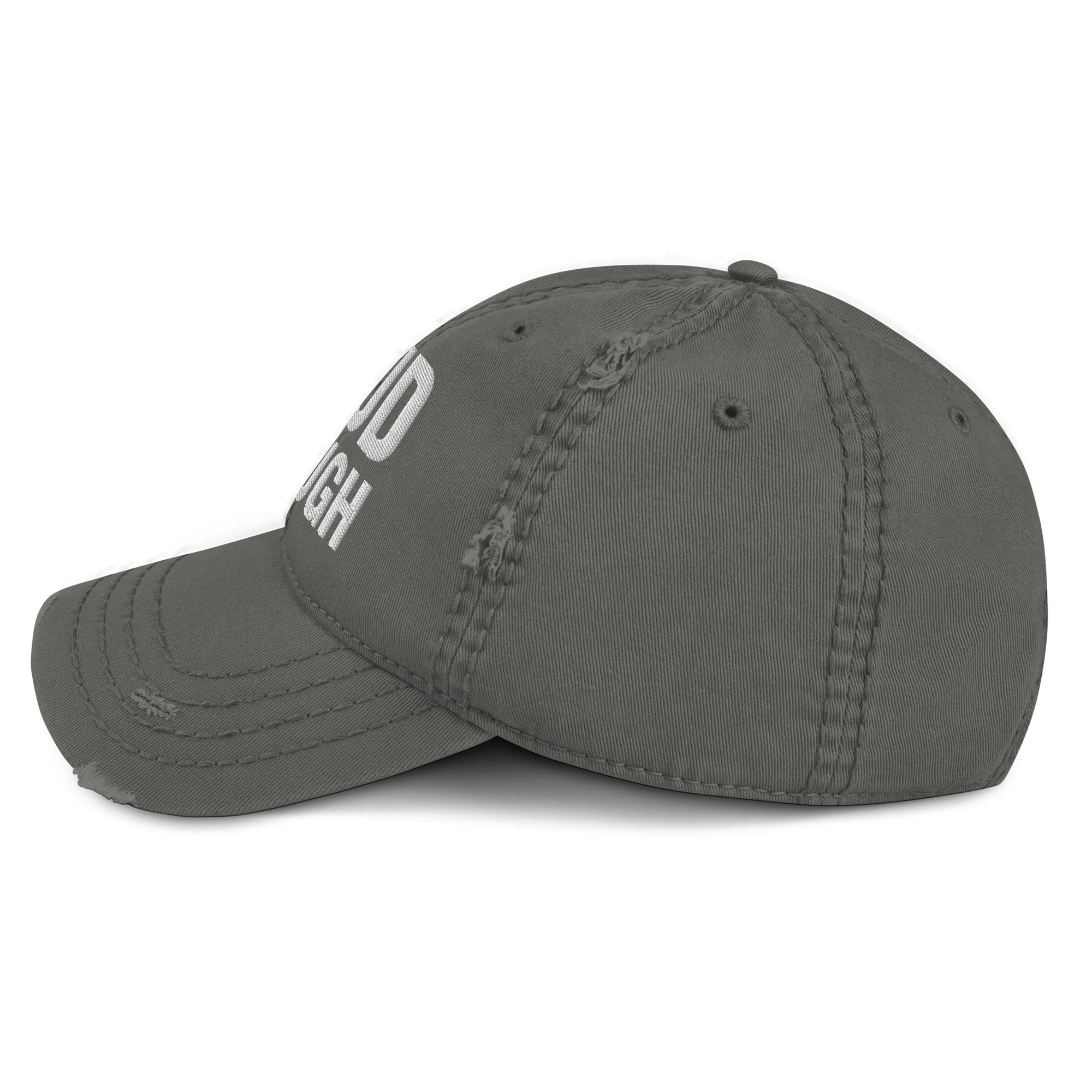 LETM Dad-Hat Grau mit Stick LOUD ENOUGH