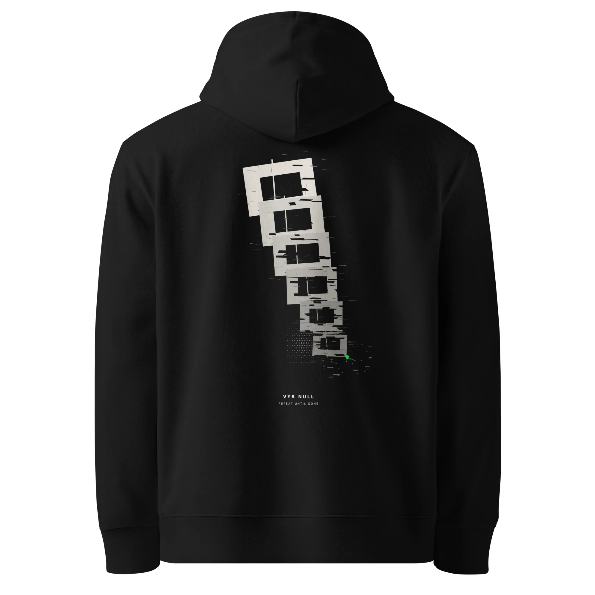 Repeat Until Gone — VYR NULL × LETM Hoodie Black - Rückansicht