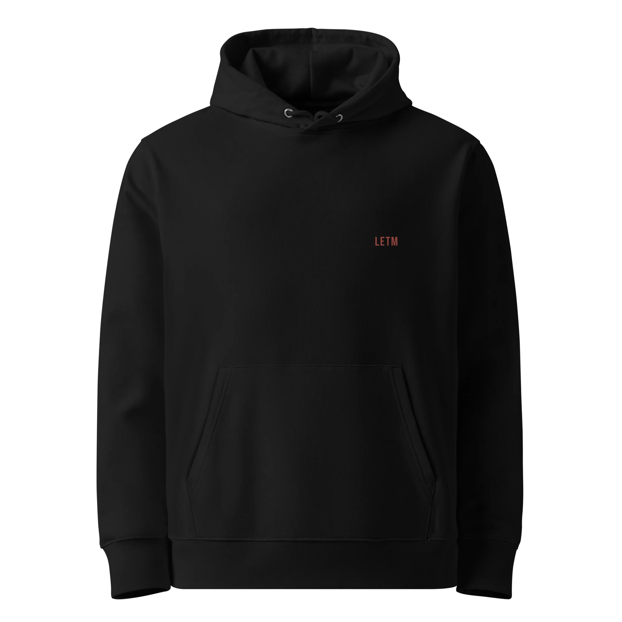 Hoodie aus Bio-Baumwolle, Schwarz - LOUD - LETM Heavy Series