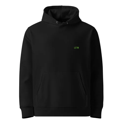 Hoodie aus Bio-Baumwolle - Schwarz - Too Loud To Ignore