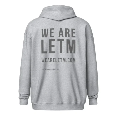 Streetwear Zip-Hoodie, Grau - We Are LETM