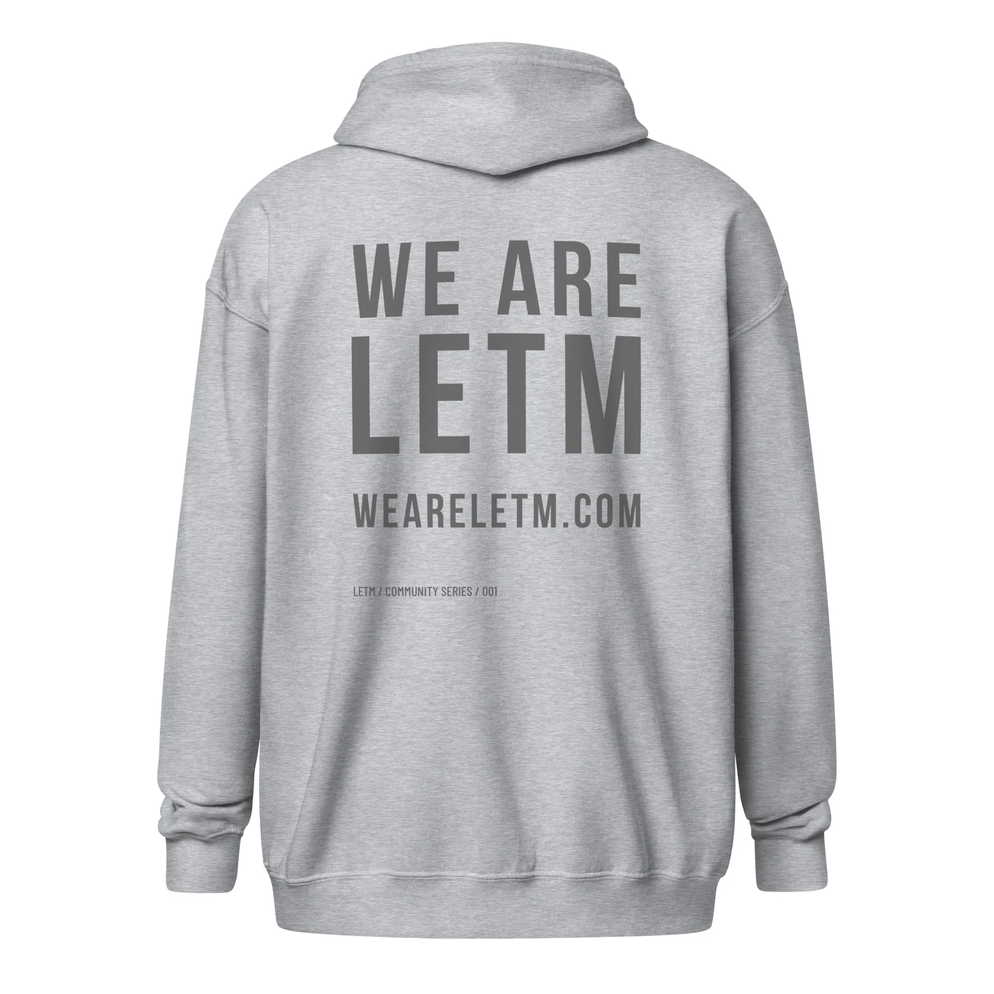 Streetwear Zip-Hoodie, Grau - We Are LETM