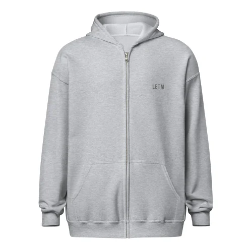 Streetwear Zip-Hoodie, Grau - We Are LETM