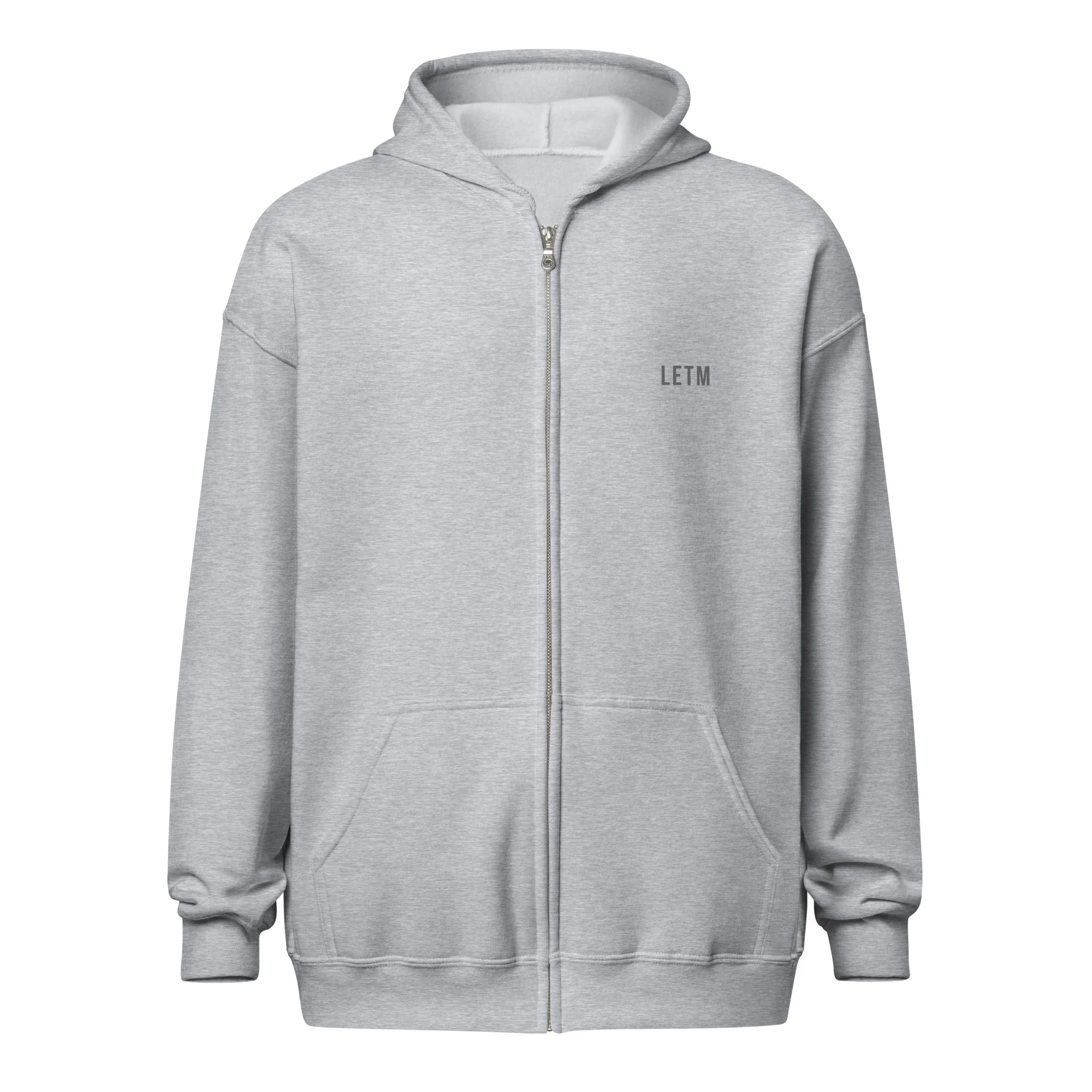 Streetwear Zip-Hoodie, Grau - We Are LETM