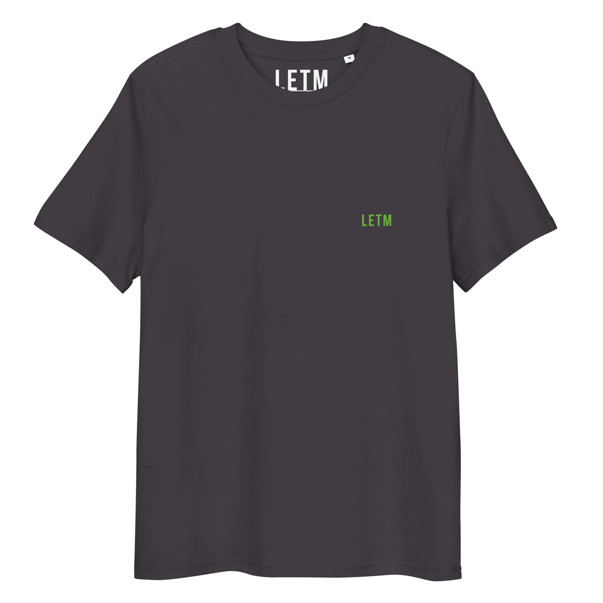 Too Loud To Ignore - Streetwear Statement-T-Shirt anthracite aus Bio-Baumwolle – LETM Heavy Series - Front
