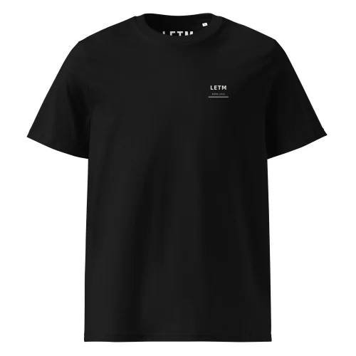 Streetwear T-Shirt, Bio-Baumwolle, Schwarz - Born Loud. Die Remembered.