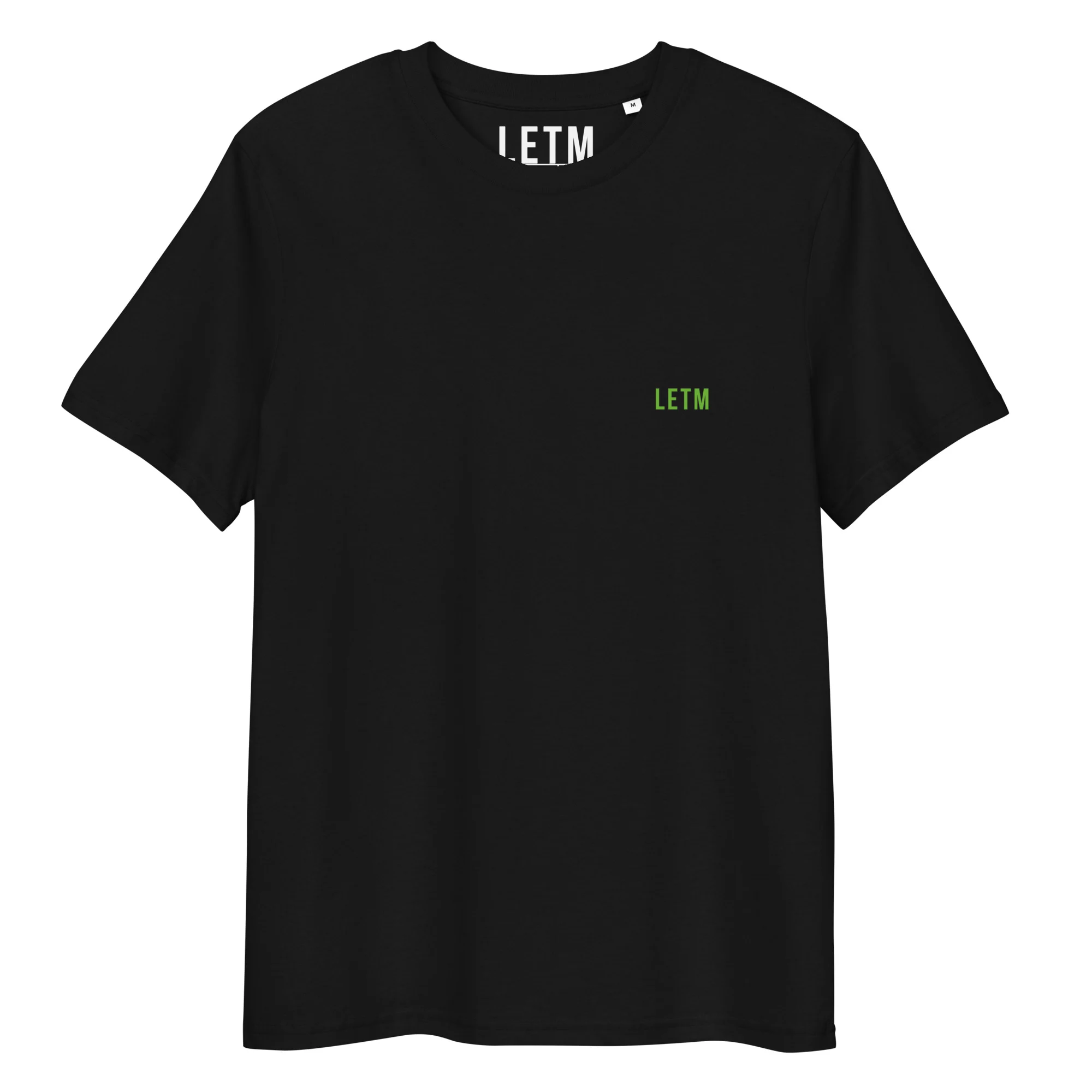 Too Loud To Ignore - Streetwear Statement-T-Shirt schwarz aus Bio-Baumwolle – LETM Heavy Series - Front