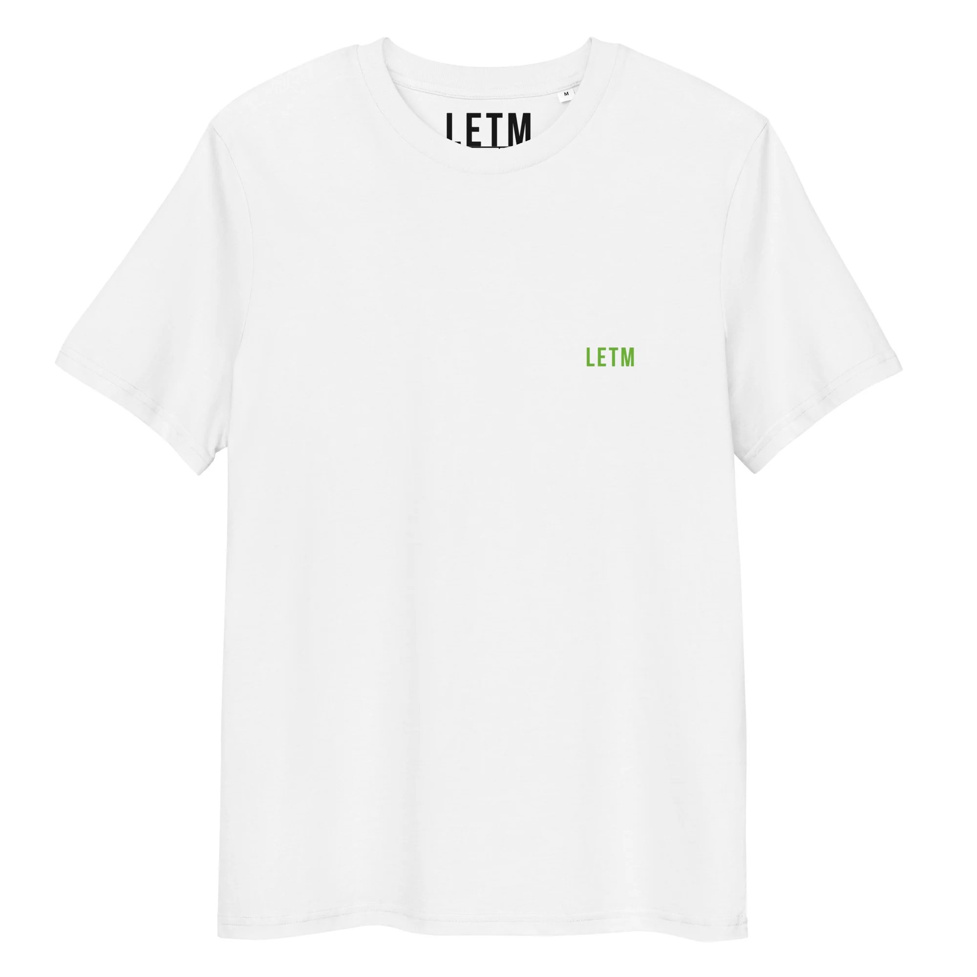 Too Loud To Ignore - Streetwear Statement-T-Shirt weiß aus Bio-Baumwolle – LETM Heavy Series - Front