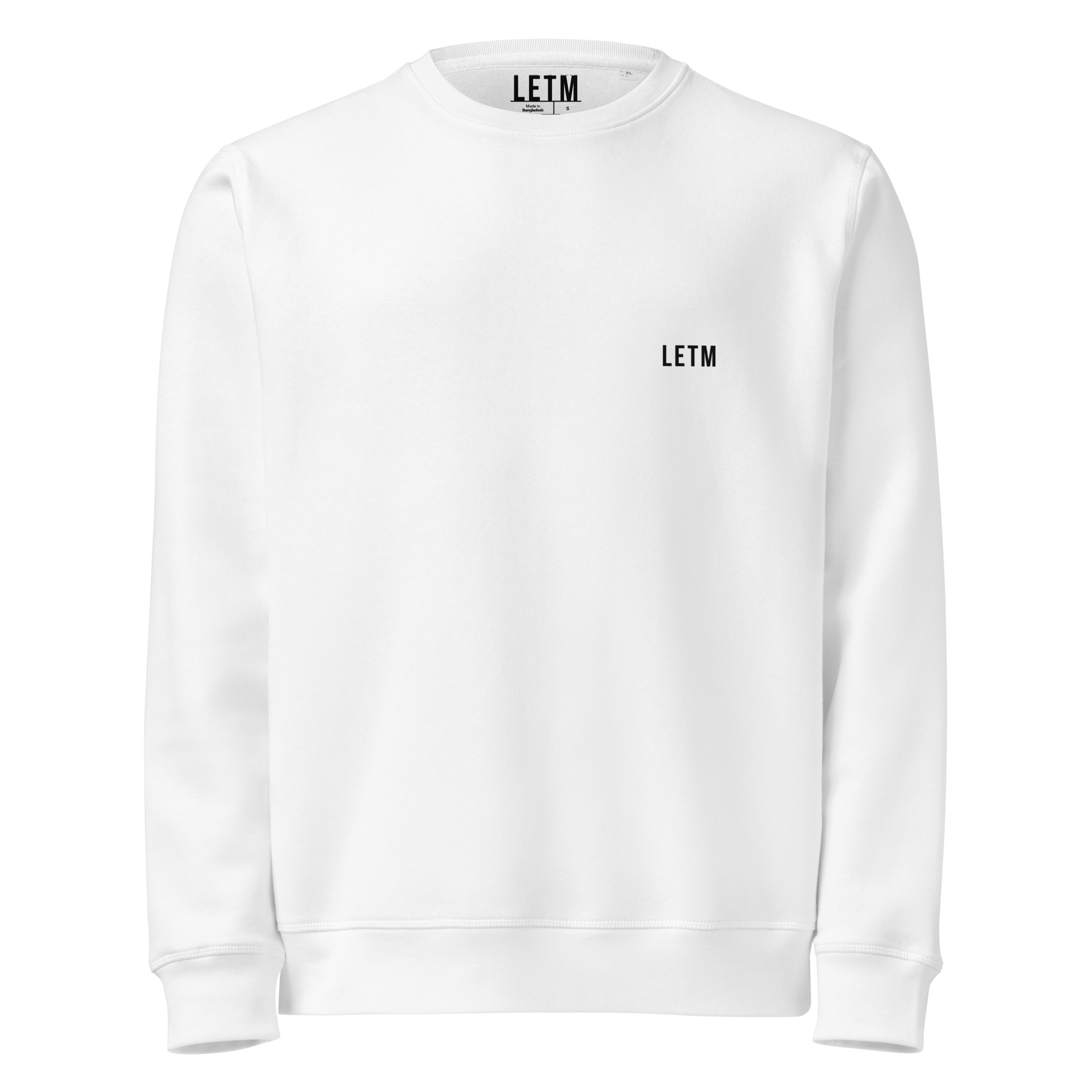 Some Words Don't Fade – Sweatshirt Weiß | LETM Typography – Bild 2