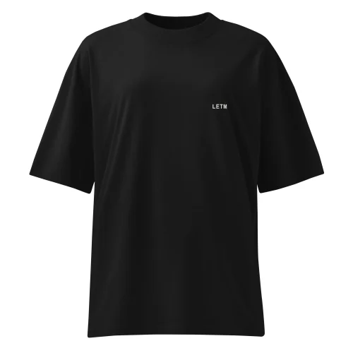 Streetwear Oversized T-Shirt, Bio-Baumwolle, Schwarz - LOUD. ENOUGH.