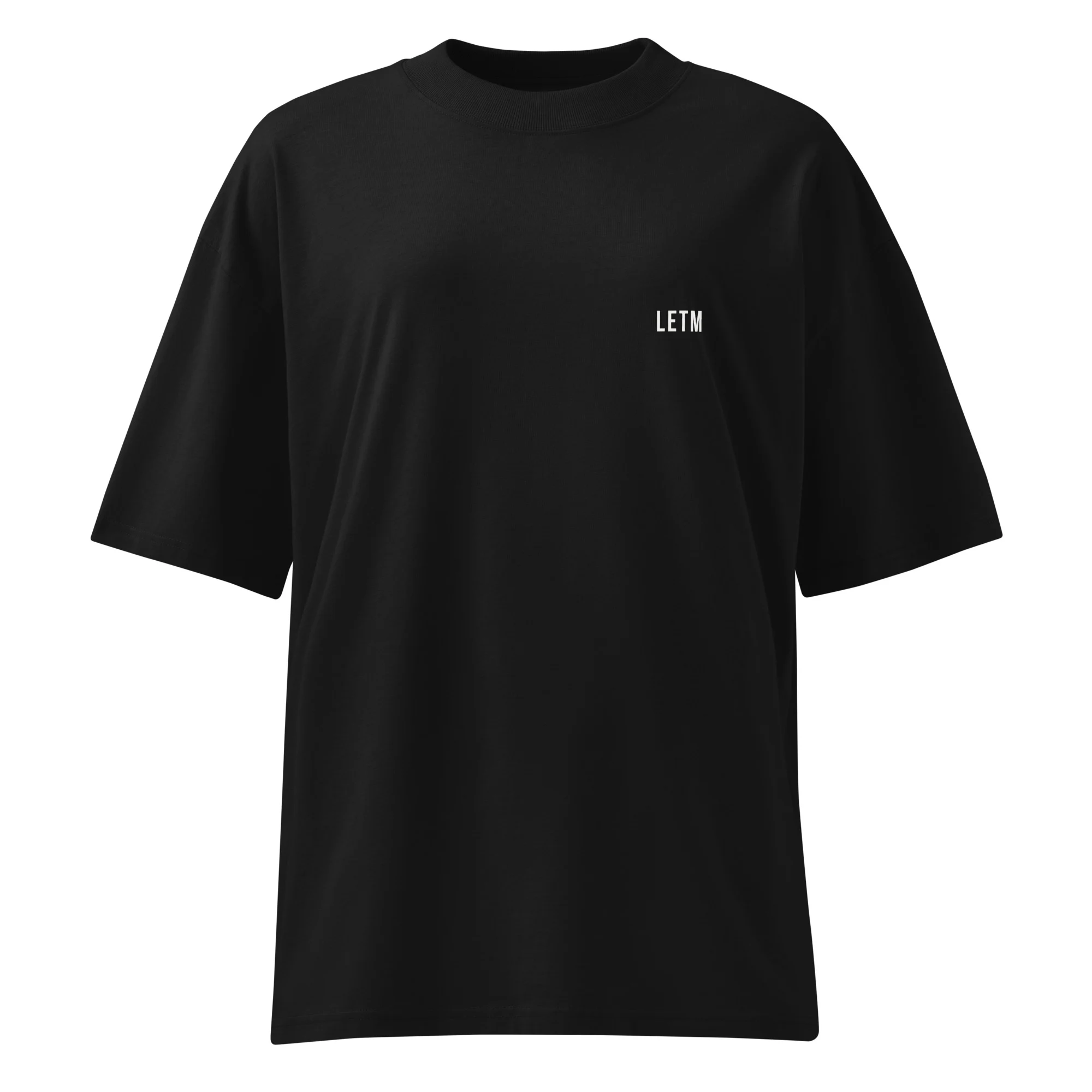 Oversized Streetwear T-Shirt, Schwarz - LOUD - LETM Heavy Series