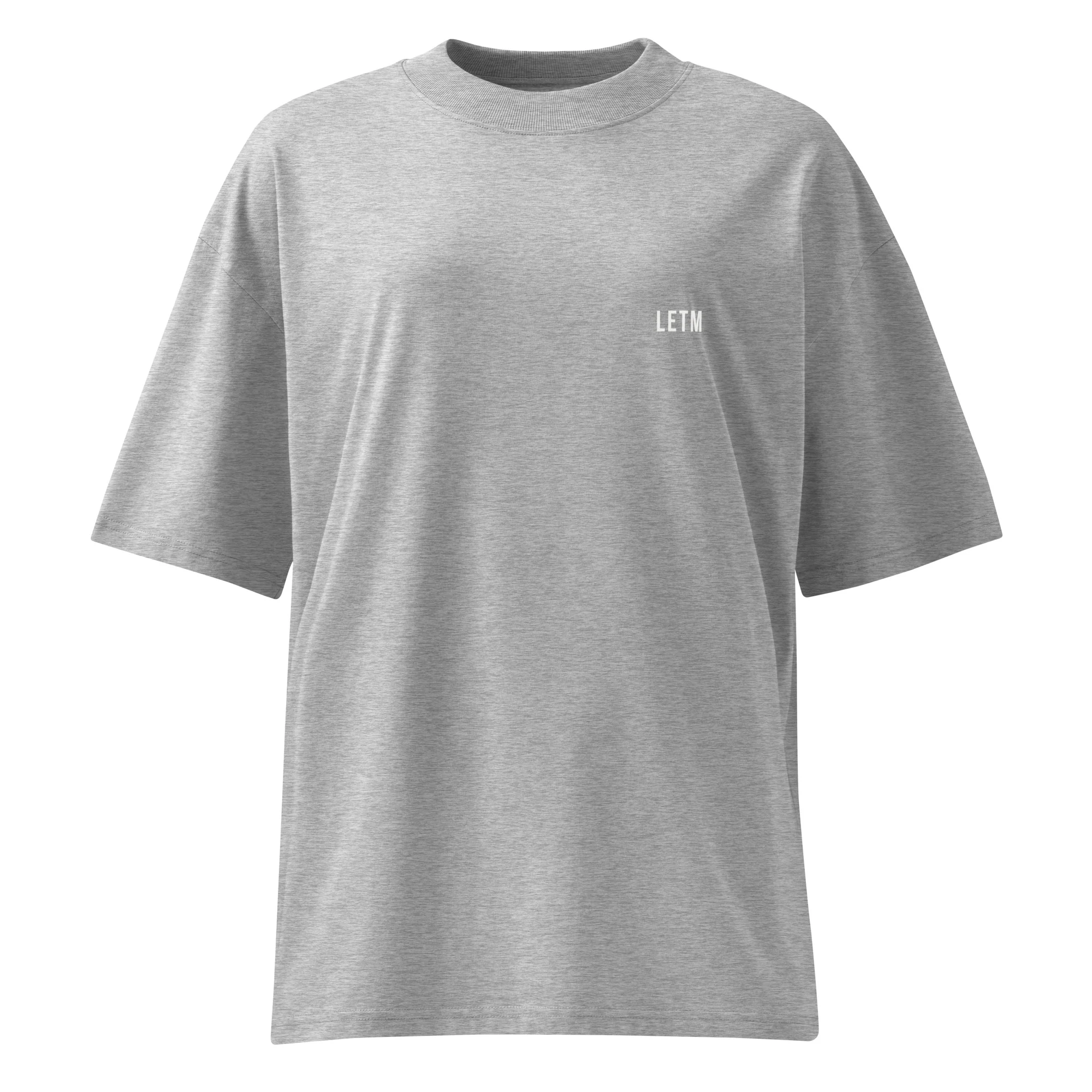 Oversized Streetwear T-Shirt, Grau - LOUD - LETM Heavy Series