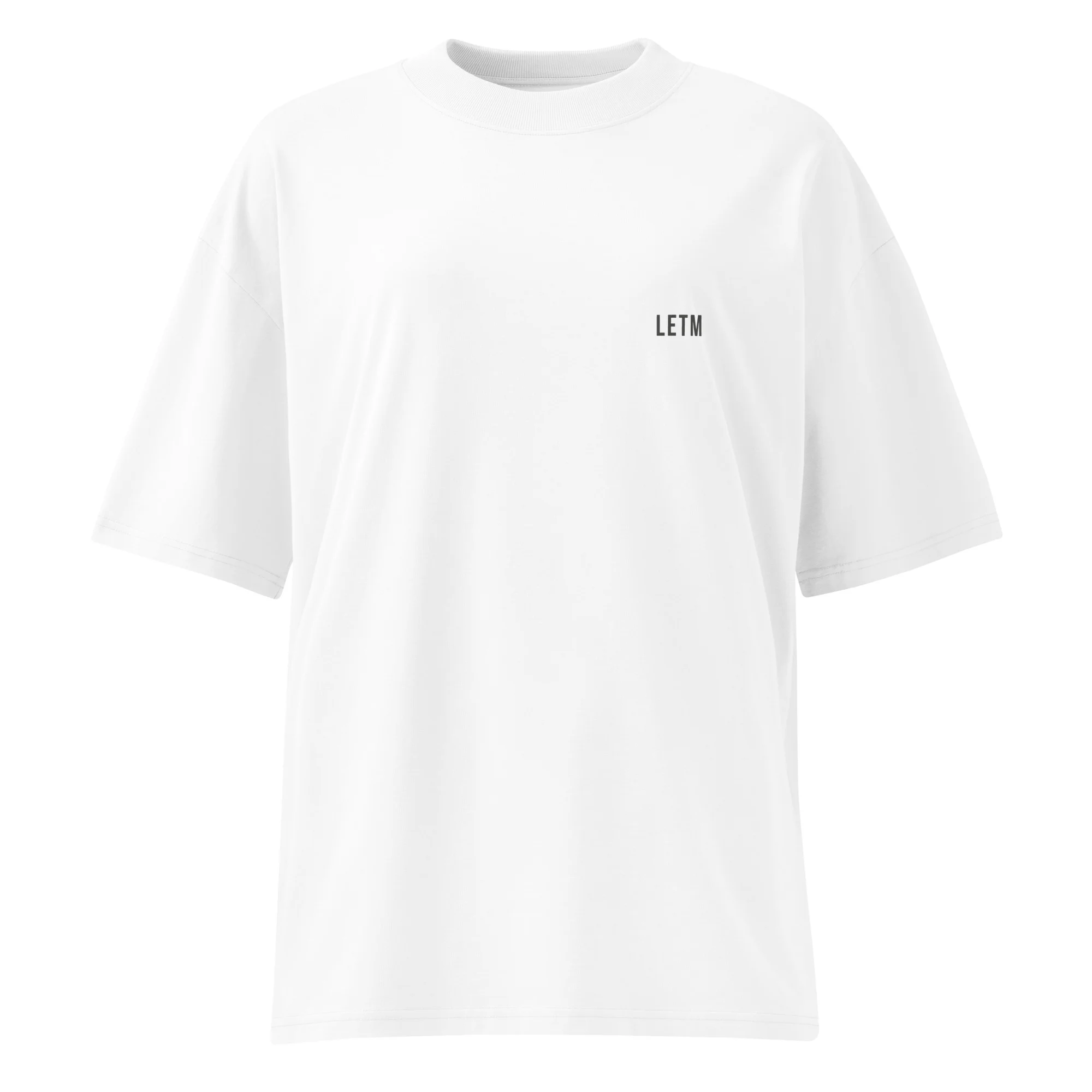 Oversized Streetwear T-Shirt weiß - LOUD - LETM Heavy Series